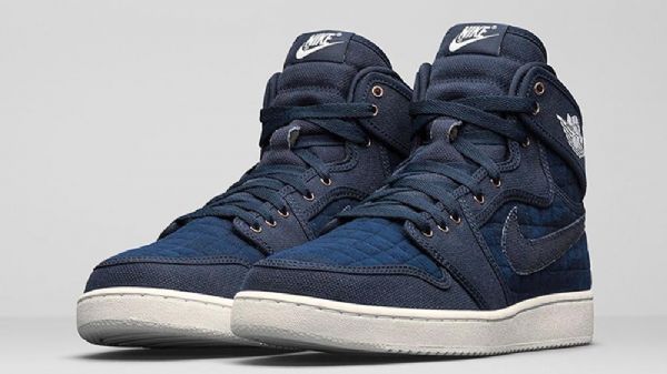 Nike Air Jordan 1 Ko High Tops Og Obsidian Sko Herre Marineblå