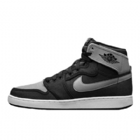 Nike Air Jordan 1 Ko High Tops Og Shadow Sko Herre Svarte Grå