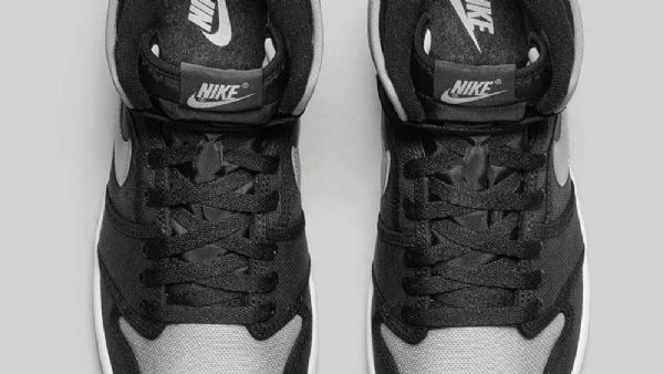 Nike Air Jordan 1 Ko High Tops Og Shadow Sko Herre Svarte Grå