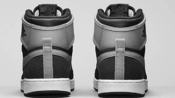 Nike Air Jordan 1 Ko High Tops Og Shadow Sko Herre Svarte Grå