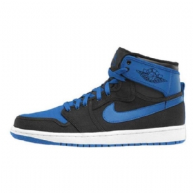 Nike Air Jordan 1 Ko High Tops Og Sko Herre Blå Svarte