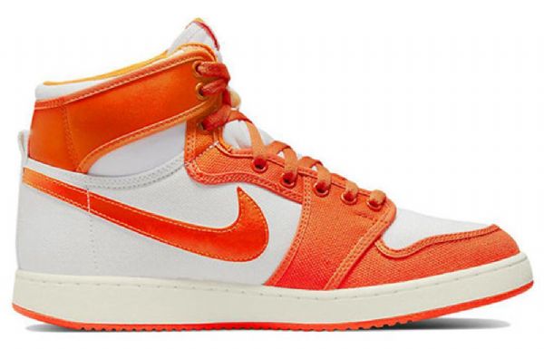 Nike Air Jordan 1 Ko High Tops Retro Basketball Shoes Herre Oransje Hvite