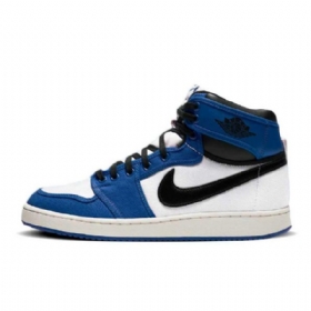 Nike Air Jordan 1 Ko High Tops Storm Sko Dame Blå