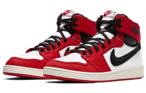 Nike Air Jordan 1 Ko Retro Basketball Shoes Herre Rød Hvite