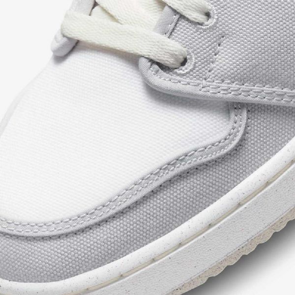 Nike Air Jordan 1 Ko Sko Herre Hvite Grå Svarte