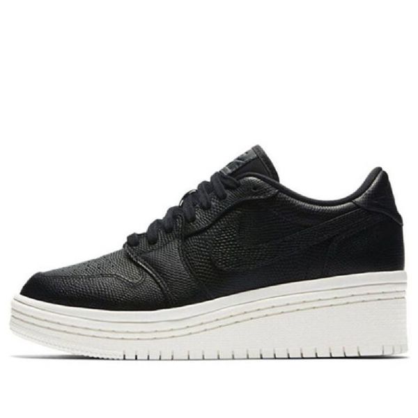 Nike Air Jordan 1 Lifted Retro Basketball Shoes Dame Svarte