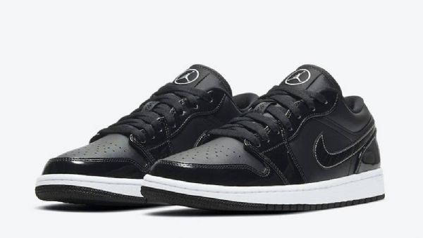 Nike Air Jordan 1 Low Tops All-star Sko Dame Svarte