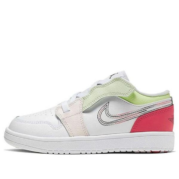 Nike Air Jordan 1 Low Tops Alt Ps Retro Basketball Shoes Barn Hvite
