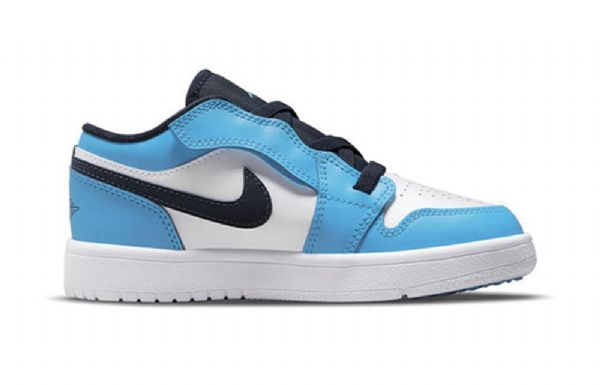 Nike Air Jordan 1 Low Tops Alt Ps Retro Basketball Shoes Herre Blå Hvite
