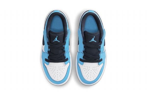 Nike Air Jordan 1 Low Tops Alt Ps Retro Basketball Shoes Herre Blå Hvite