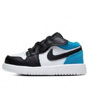 Nike Air Jordan 1 Low Tops Alt Td Retro Basketball Shoes Barn Blå