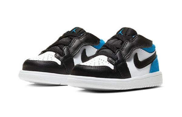 Nike Air Jordan 1 Low Tops Alt Td Retro Basketball Shoes Barn Blå