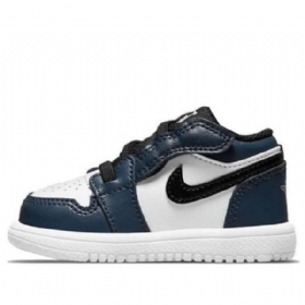 Nike Air Jordan 1 Low Tops Alt Td Retro Basketball Shoes Barn Marineblå