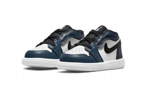 Nike Air Jordan 1 Low Tops Alt Td Retro Basketball Shoes Barn Marineblå