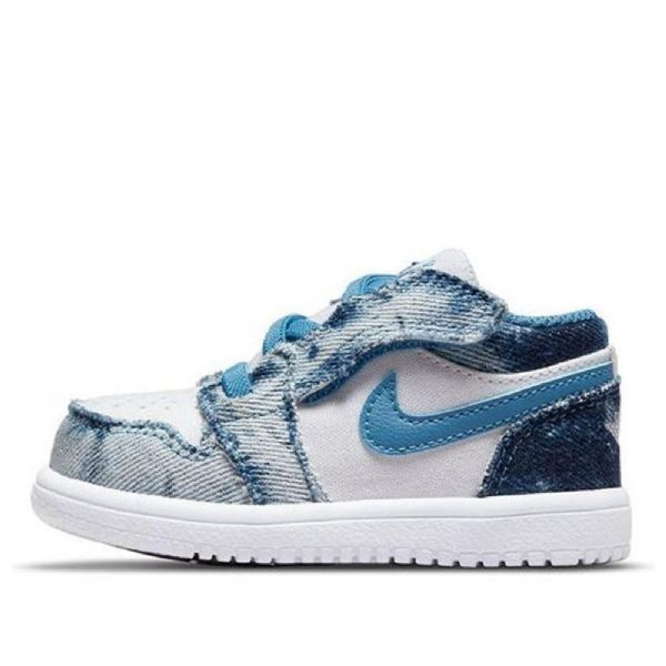 Nike Air Jordan 1 Low Tops Alt Td Sko Barn Blå