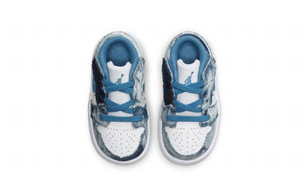 Nike Air Jordan 1 Low Tops Alt Td Sko Barn Blå