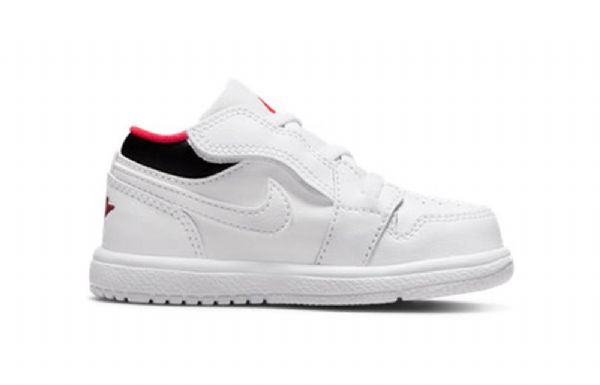 Nike Air Jordan 1 Low Tops Alt Td Sko Barn Hvite