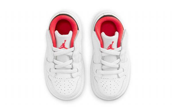 Nike Air Jordan 1 Low Tops Alt Td Sko Barn Hvite