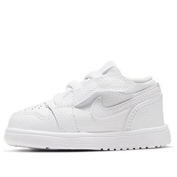 Nike Air Jordan 1 Low Tops Alt Td Sko Barn Hvite