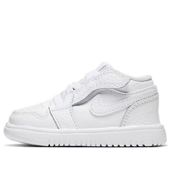 Nike Air Jordan 1 Low Tops Alt Td Sko Barn Hvite