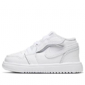 Nike Air Jordan 1 Low Tops Alt Td Sko Barn Hvite
