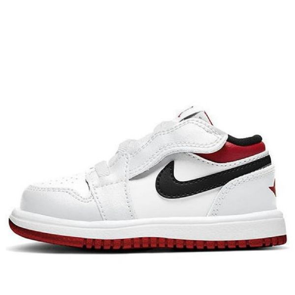 Nike Air Jordan 1 Low Tops Alt Td Sko Barn Hvite Rød