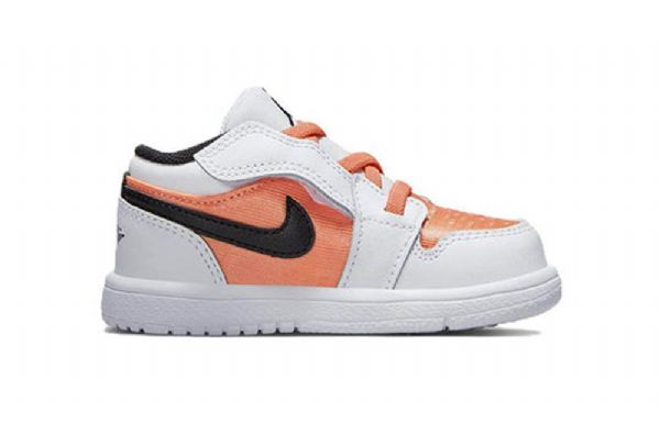 Nike Air Jordan 1 Low Tops Alt Td Sko Barn Lyse Korall