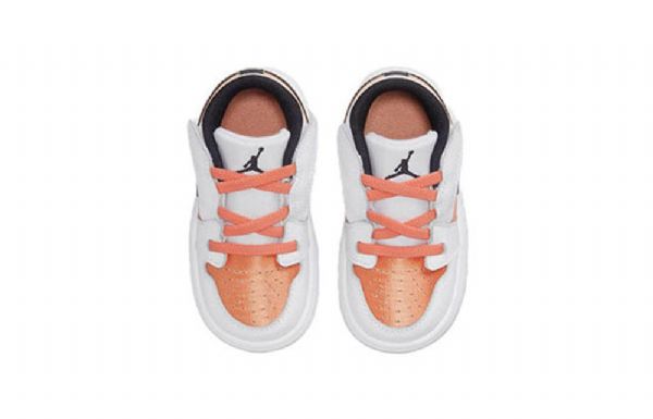 Nike Air Jordan 1 Low Tops Alt Td Sko Barn Lyse Korall