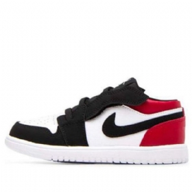 Nike Air Jordan 1 Low Tops Alt Td Sko Barn Svarte