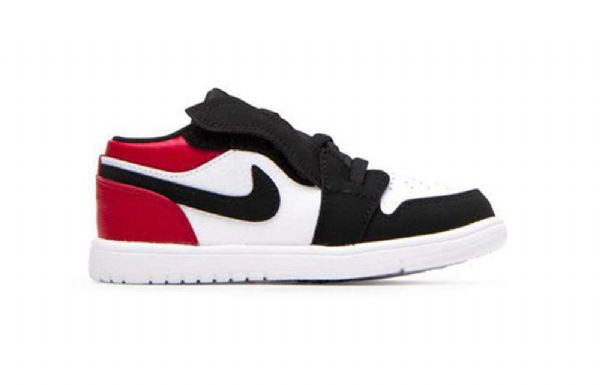 Nike Air Jordan 1 Low Tops Alt Td Sko Barn Svarte