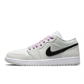 Nike Air Jordan 1 Low Tops Barely Sko Dame Grønn Rosa