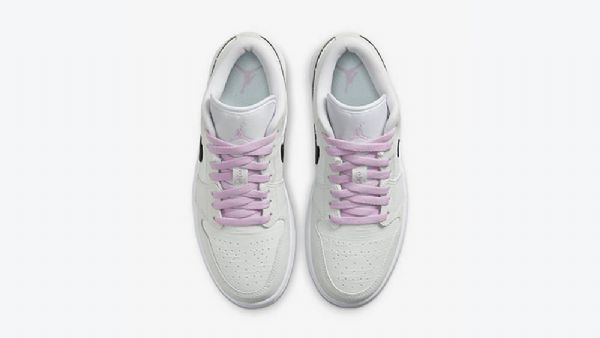 Nike Air Jordan 1 Low Tops Barely Sko Dame Grønn Rosa