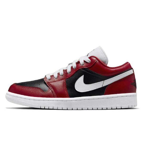 Nike Air Jordan 1 Low Tops Chicago Flip Sko Dame Rød Hvite
