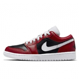 Nike Air Jordan 1 Low Tops Chicago Flip Sko Herre Rød Hvite