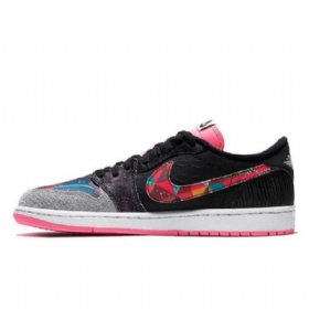Nike Air Jordan 1 Low Tops Chinese New Year Sko Herre Svarte