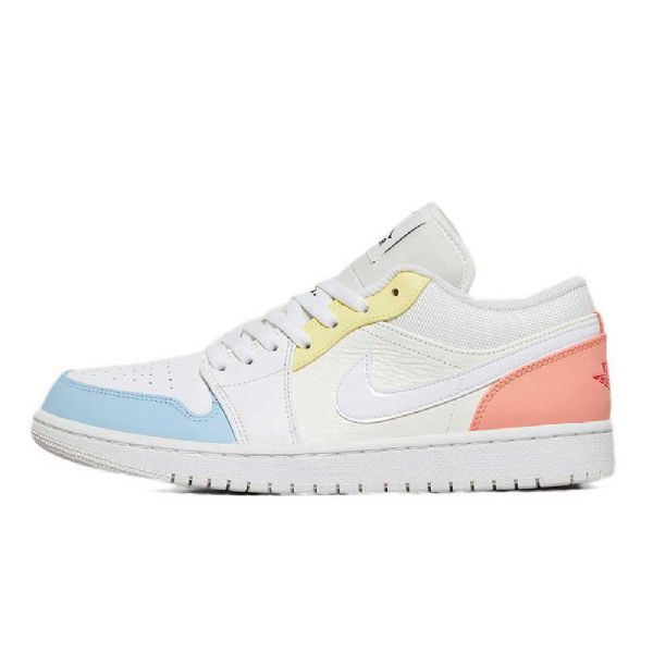 Nike Air Jordan 1 Low Tops Citron Summit Sko Dame Hvite