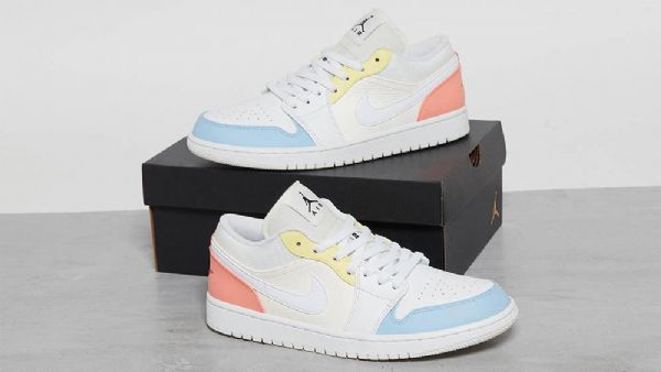 Nike Air Jordan 1 Low Tops Citron Summit Sko Dame Hvite
