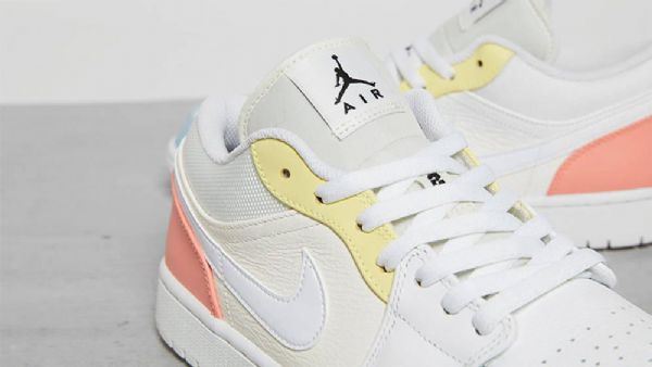 Nike Air Jordan 1 Low Tops Citron Summit Sko Dame Hvite