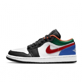 Nike Air Jordan 1 Low Tops Color Sko Herre Multicolor