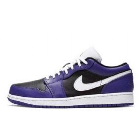Nike Air Jordan 1 Low Tops Court Sko Dame Lilla