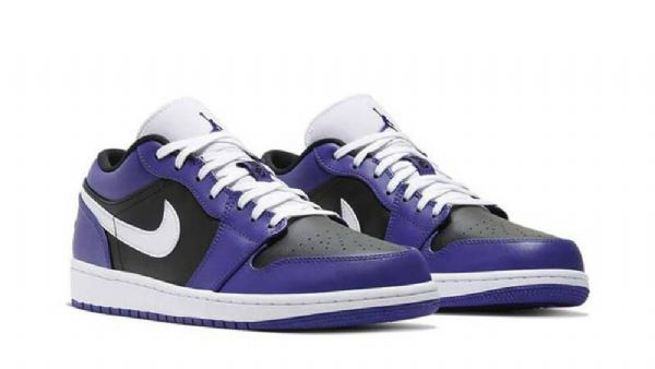 Nike Air Jordan 1 Low Tops Court Sko Dame Lilla