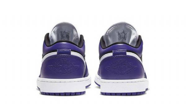 Nike Air Jordan 1 Low Tops Court Sko Dame Lilla