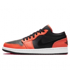 Nike Air Jordan 1 Low Tops Crimson Sko Herre Oransje