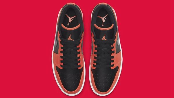 Nike Air Jordan 1 Low Tops Crimson Sko Herre Oransje