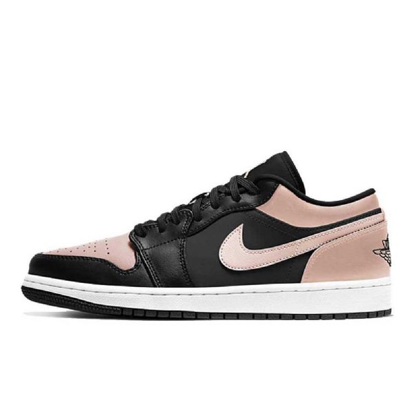 Nike Air Jordan 1 Low Tops Crimson Tint Sko Herre Svarte Korall