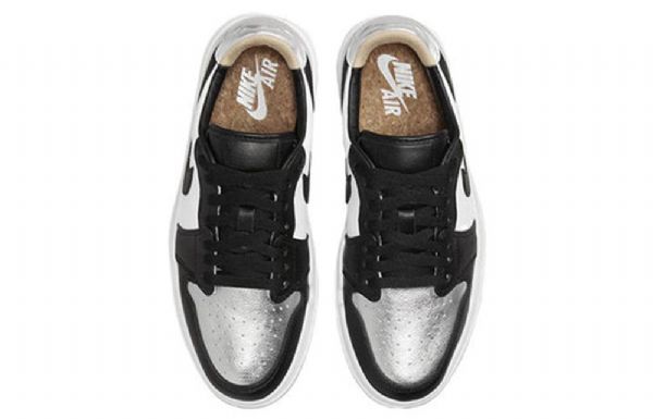 Nike Air Jordan 1 Low Tops Elevate Se Retro Basketball Shoes Dame Sølv