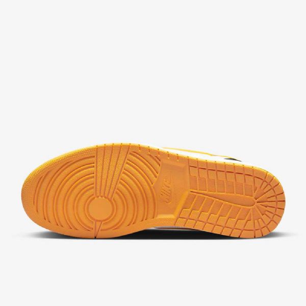 Nike Air Jordan 1 Low Tops Flyease Easy On / Off Shoes Herre Hvite Svarte
