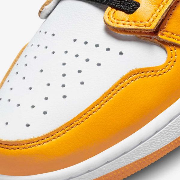 Nike Air Jordan 1 Low Tops Flyease Easy On / Off Shoes Herre Hvite Svarte