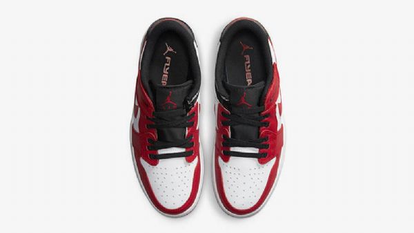 Nike Air Jordan 1 Low Tops Flyease Sko Dame Rød Svarte