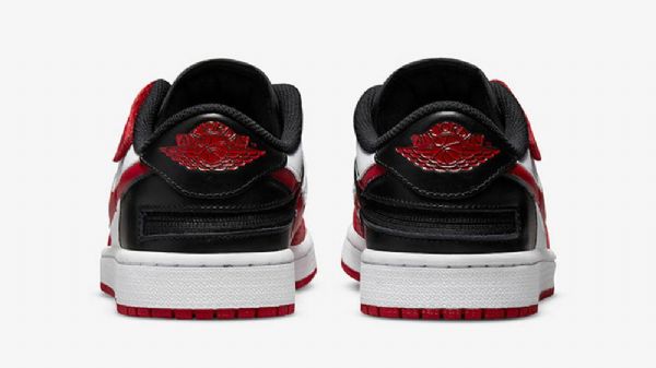 Nike Air Jordan 1 Low Tops Flyease Sko Dame Rød Svarte